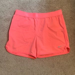 Nike girls pink shorts